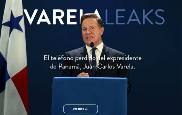 Se filtraron conversaciones del expresidente Juan Carlos Varela.