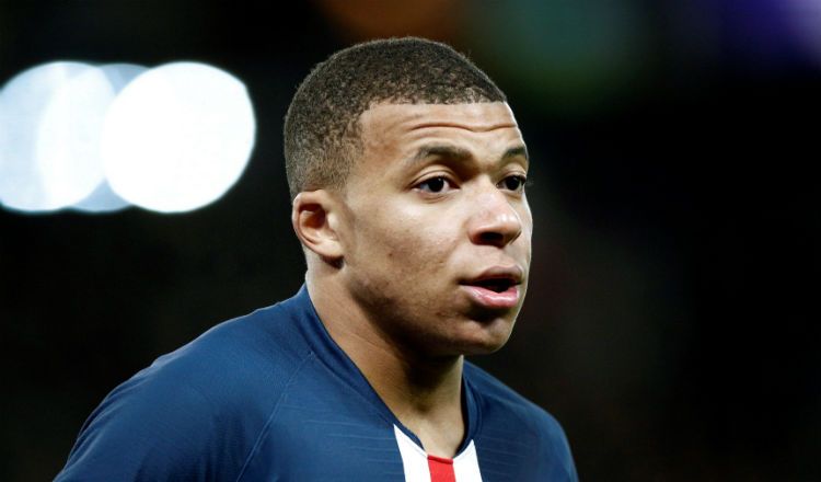 Kylian Mbappé, delantero estrella del PSG Foto EFE