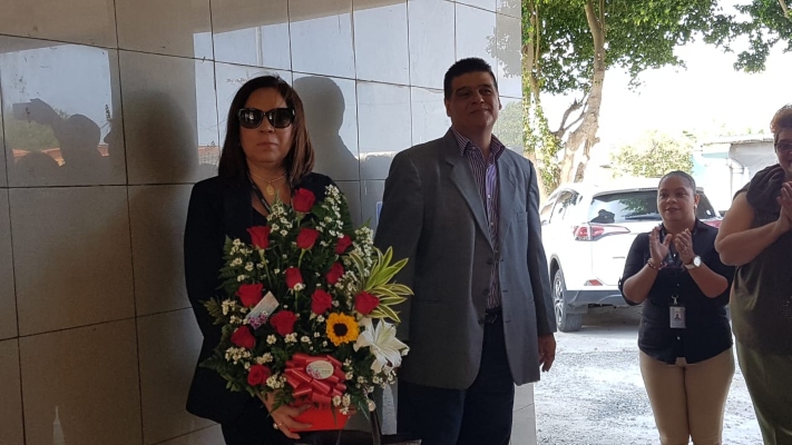 Otilia Vergara de Valderrama, aseguró que se mantendrá en su puesto de trabajo en Las Tablas, ya que asumirá únicamente en ausencias de su principal, por licencias o cuando tenga impedimento en algún caso. FOTO/Thays Domíguez