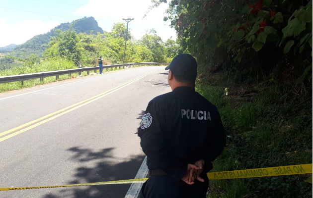 El crimen fue en el sector de la vuelta del queso en el corregimiento de Cerro Punta. Foto: José Vásquez.