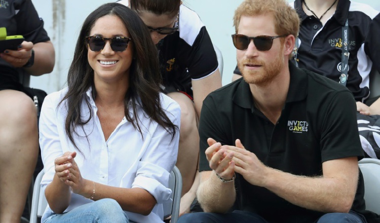 Meghan Markle y el príncipe Harry.