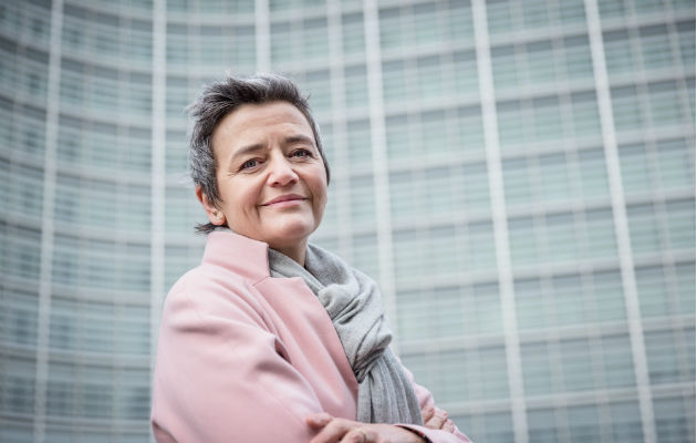 Margrethe Vestager planea ser enérgica en su segundo periodo frente a la división antimonopolio de la CE. Foto/ Ans Brys.