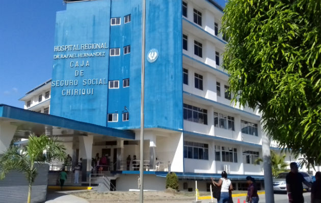 El adolescente envenenado murió en el hospital regional de David. Foto: Mayra Madrid.