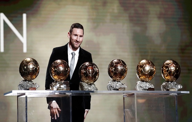 Messi tiene en su carrera seis Balones de Oro. Foto:AP