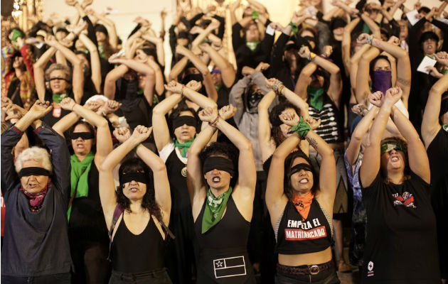 Manifestación en Brasil.