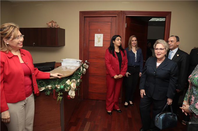 María Eugenia López asumió hoy tras la publicación en Gaceta Oficial de la resolución que confirma su ratificación. Foto: Órgano Judicial.