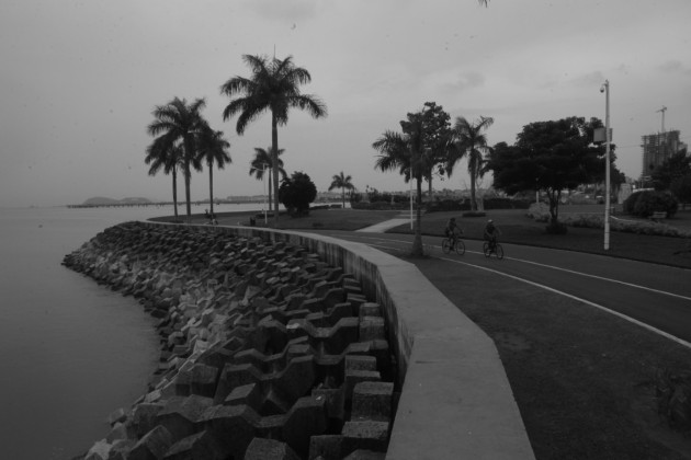 Área de la Cinta Costera, corregimiento de Bella Vista, donde se recuperará un tramo de 800 metros de playa. La otra, es la playa de Calidonia de un kilómetro, que parte del Mercado de Marisco. Foto: Víctor Arosemena. Epasa.