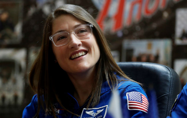  Christina Koch debe regresar a la Tierra en febrero de 2010. Foto: EFE.