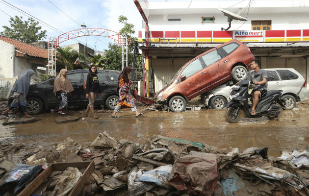 La mayoría de los fallecidos en Yakarta y Bogor. Foto: AP.