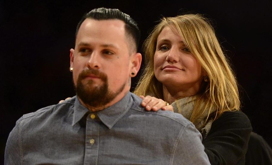 Cameron Díaz y  su marido, Benji Madden. Foto: EFE