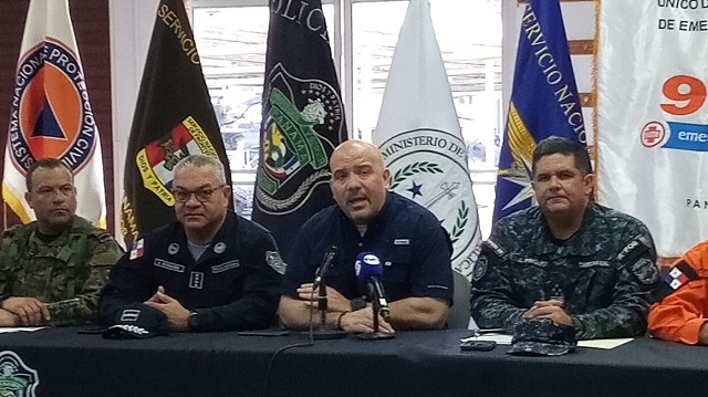 El ministro de Seguridad, Rolando Mirones anunció la suspensión de las vacaciones de las unidades que conforman los estamentos de seguridad.
