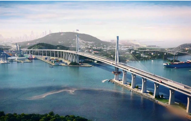 La construcción del Cuarto Puente sobre el Canal de Panamá tiene un costo de $1,518 millones. 