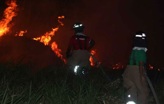 Los incendios se incrementan en la temporada seca.