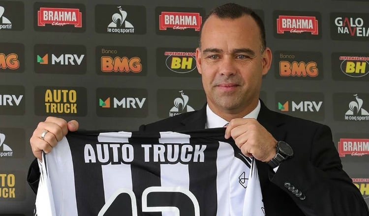 Rafael Dudamel con la casaca del equipo brasileño. Foto Atlético Mineiro