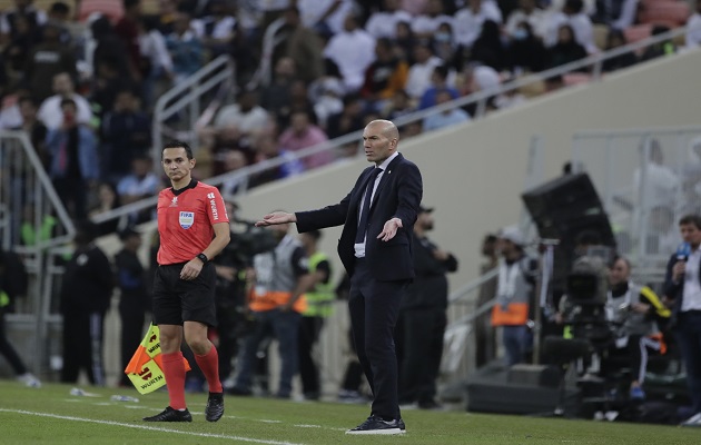 Zinedine Zidane lo más importante es darlo todo en la cancha .Foto :AP