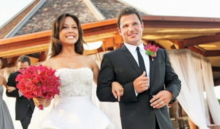 Nick Lachey y su esposa Vanessa Lachey.