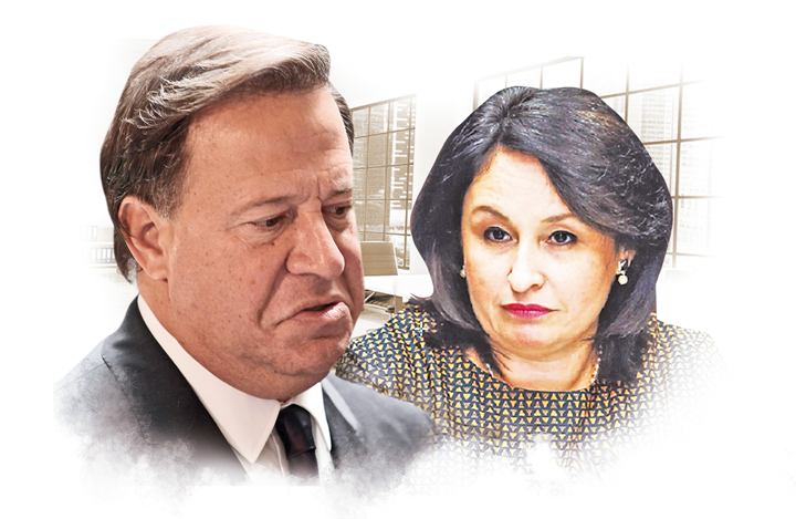 Juan Carlos Varela y Kenia Porcell han sido duramente cuestionados por sus actuaciones como funcionarios públicos.