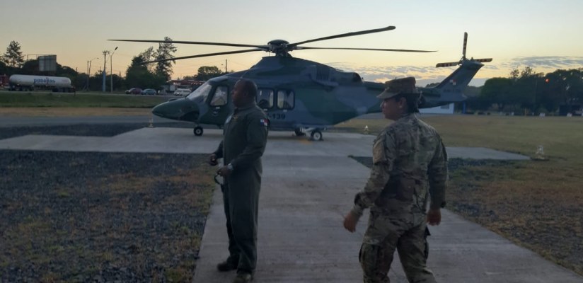 Miembros del Senan se preparan para la evacuación de los funcionarios del Ministerio Público. Foto/Melquiades Vásques