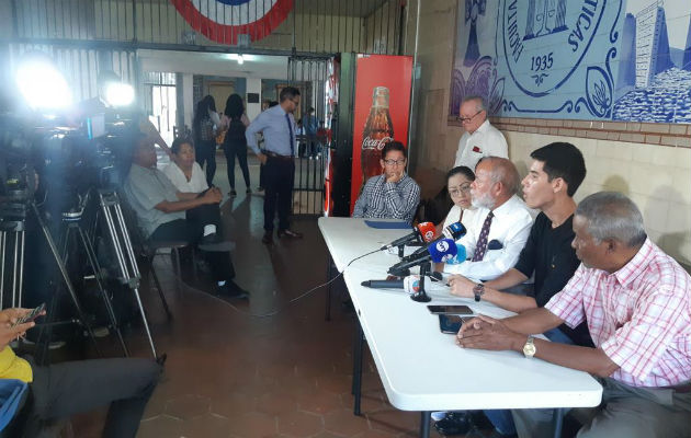 Ofrecieron una conferencia de prensa en la Universidad de Panamá. Foto: Linda Bran