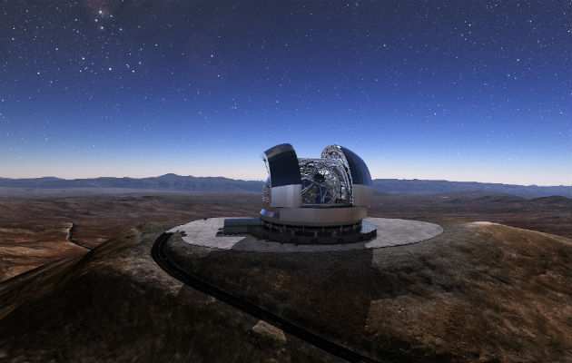 El Telescopio Europeo Extremadamente Grande funcionará en el 2025. Foto / L. Calçada.