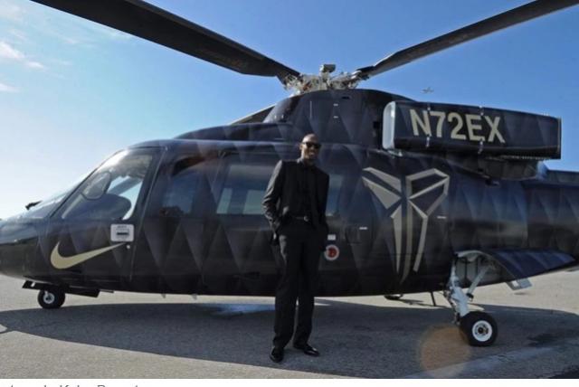 Helicóptero de Kobe Bryant . Foto: Tomada de Infobae