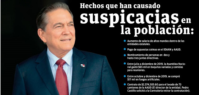 Laurentino Cortizo puso en marcha el plan de austeridad al iniciar su gestión.