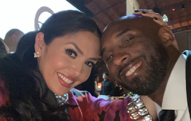 Vanessa junto a Kobe en 2019.