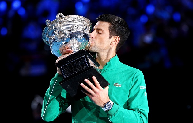 El serbio Novak Djokovic. Foto:AP