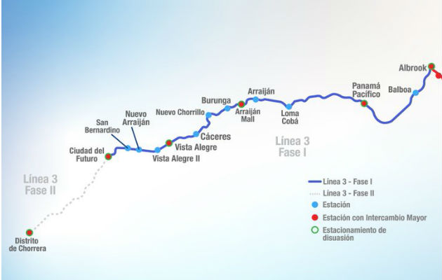 Línea 3 del Metro podría estar lista en unos 54 meses | Panamá América Línea 3 del Metro podría estar lista en unos 54 meses | Panamá América