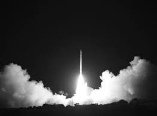 Lanzamiento de un satélite de observación de Israel. Foto: EFE.