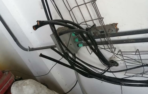 Según informó el Ministerio Público el sujeto había sido reincidente en eta práctica de robo de cables.