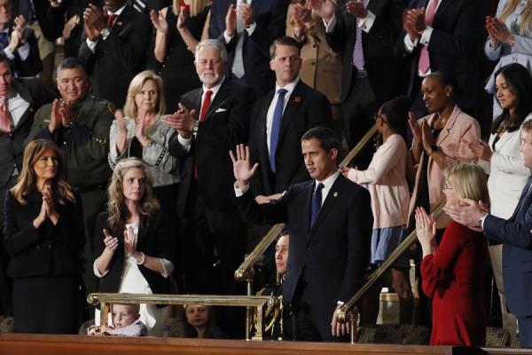 Donald Trump invitó por sorpresa a Juan Guaidó a su discurso sobre el Estado de la Unión ante el Congreso y le homenajeara como el 