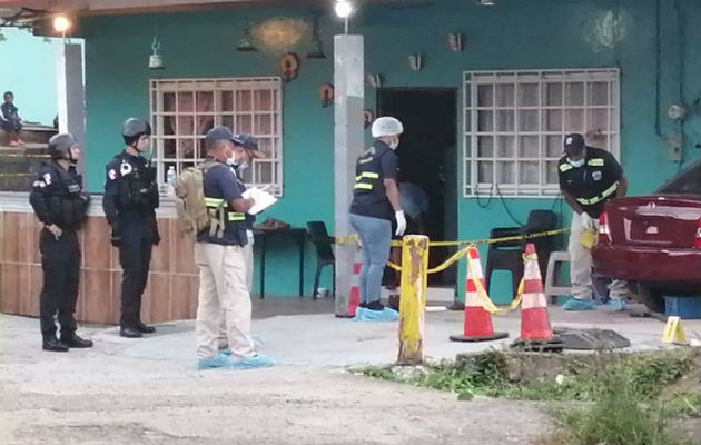 El tiroteo ocurrió en el sector C de la comunidad de Guadalupe. Foto: Diómedes Sánchez.