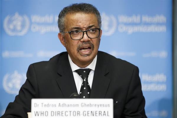 El director general del organismo, Tedros Adhanom Ghebreyesus, anunció el cambio de nombre. FOTO/EFE