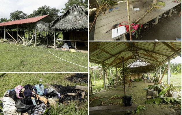 Siete personas fueron asesinadas por la secta 'Nueva Luz de Dios' entre el 11 y el 12 de febrero en la comarca Ngäbe Buglé. Foto: Panamá América.