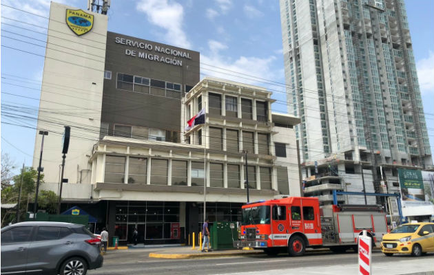 El incidente en el edificio no pasó a mayores.