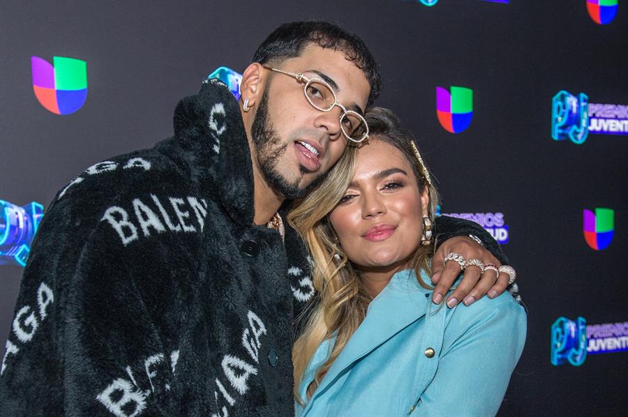 Anuel AA y Karol G. Foto: Instagram