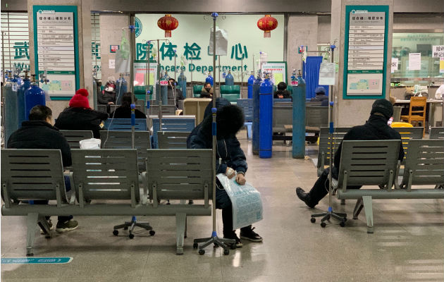 Los críticos en línea han expresado enojo ante la respuesta de Beijing al brote de coronavirus. El Union Hospital en Wuhan, la ciudad al centro del brote. Foto / Chris Buckley/The New York Times.