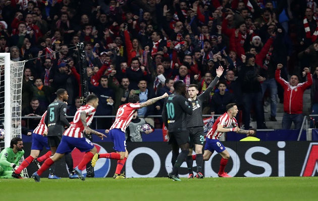 Atlético llegará a Anfield con una pequeña ventaja.