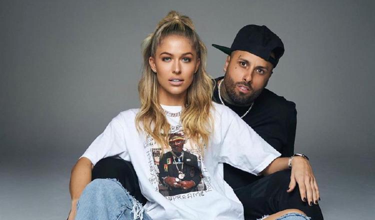 Nicky Jam y Cydney Moreau. EFE