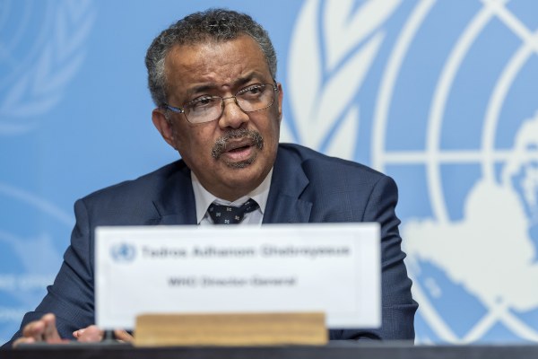 Tedros Adhanom Ghebreyesus,  director general de la OMS. FOTO/AP