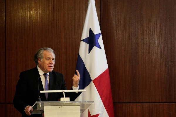El secretario general de la Organización de Estados Americanos (OEA), el uruguayo Luis Almagro. FOTO/EFE