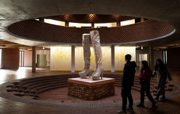 Los científicos creen que la exposición a las artes da un sentido de propósito. El Red Brick Art Museum en Beijing. Foto / Roman Pilipey/EPA, vía Shutterstock.