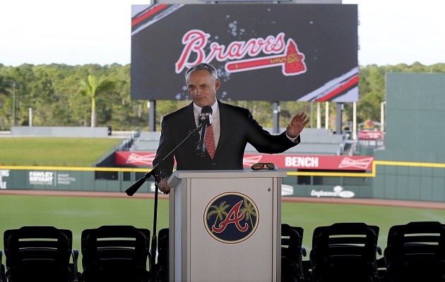  Rob Manfred , comisionado de las Grandes Ligas. Foto:AP