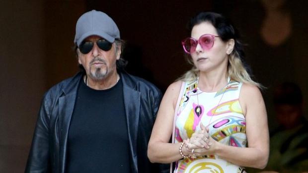 Al Pacino y su exnovia. Foto: Tomada de internet