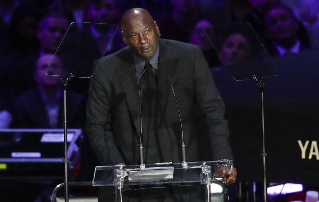 Michael Jordan no ocultó su dolor.