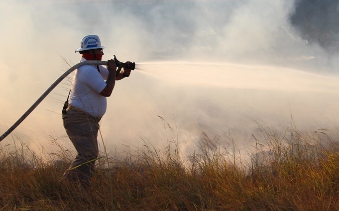 El trabajo del Cuerpo de Bomberos ha sido arduo en estos carnavales, con el aumento de incendios de masa vegetal.  