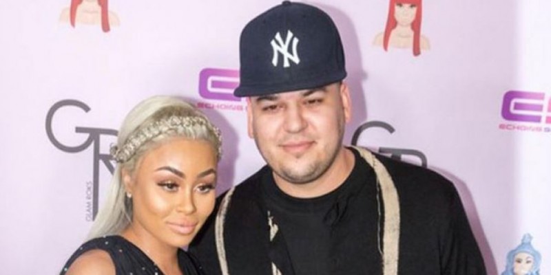 Rob Kardashian y Blac Chyna.