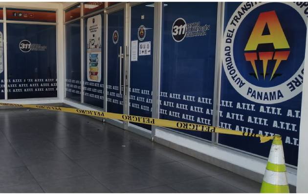 Se investiga que lograron llevarse los delincuentes de la sede regional de la ATTT en La Riviera de Chiriquí.