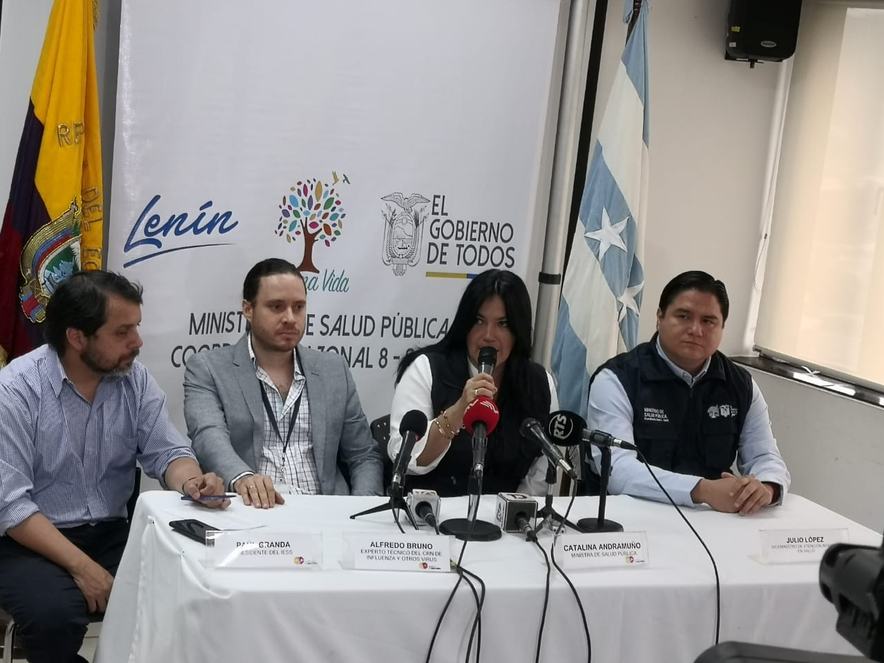 Primer caso de coronavirus en Ecuador. Foto: Comunicación Ecuador 